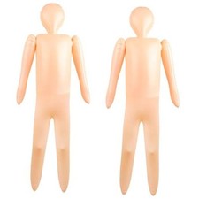 2 Pack 60 Inch Inflatable Body Mannequin DIY Halloween Fake Scary Body Garden