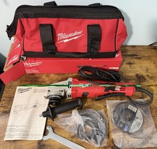 Milwaukee 6142-30 4-1/2" 11A Small Angle Grinder, Lock on, Overload Protection