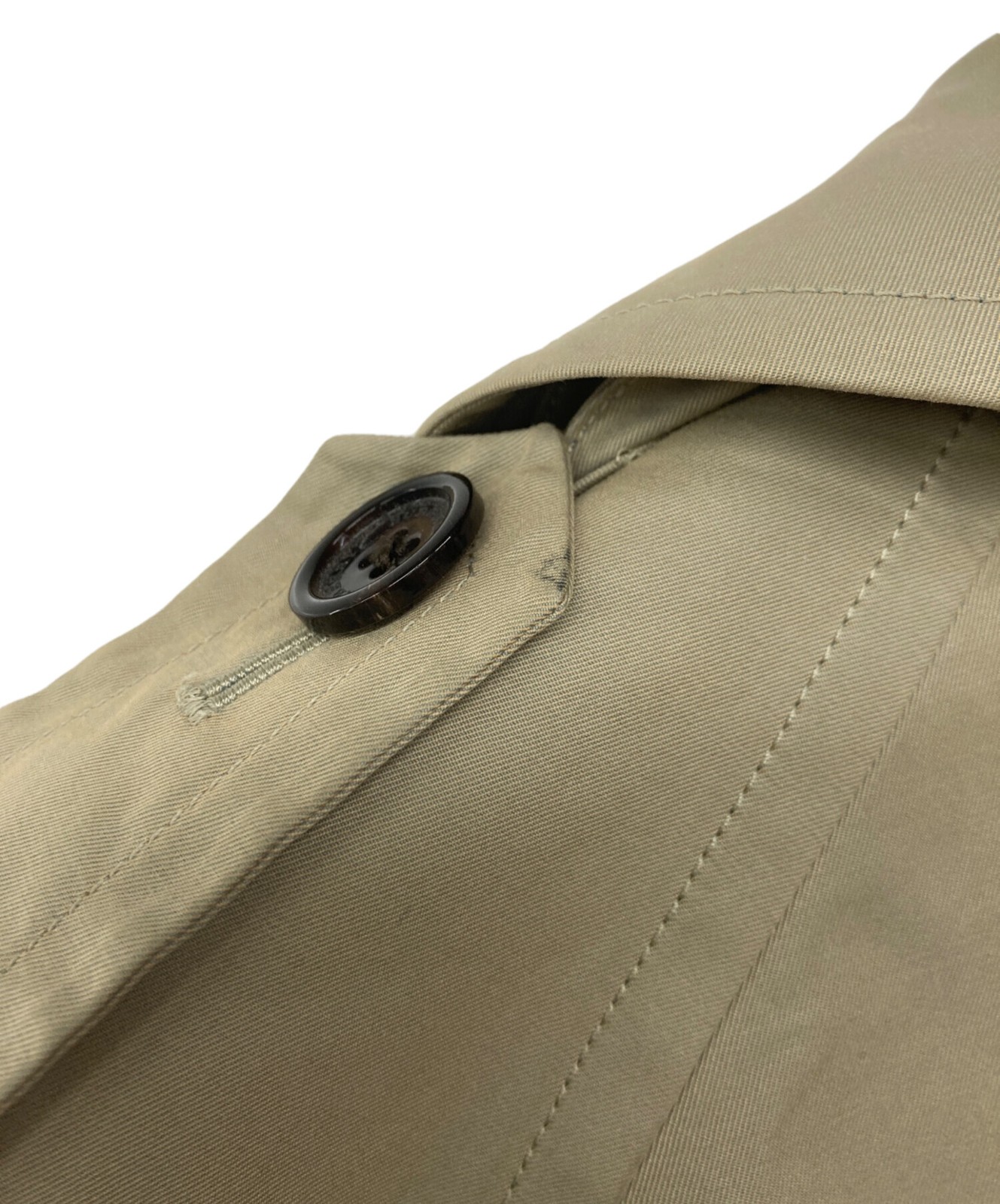 BURBERRY Men's Coat with Liner - Beige LL (Used) - Sten Color Coat XL thumbnail 11