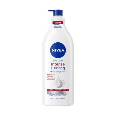 NIVEA Intense Healing Body Lotion Dry Itchy Skin 16.9 oz