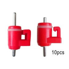 10x Automatic Chicken System Poultry Screw Style Drinking Waterer Hen Duck