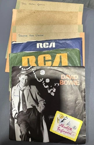 Job Lot - David bowie 7 x 7" vinyl Singles See Pics For Titles All VG+ Con