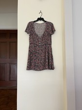 🌺✨ Spell & The Gypsy Collective Floral Navy & Red Dress – Size Medium ✨🌺