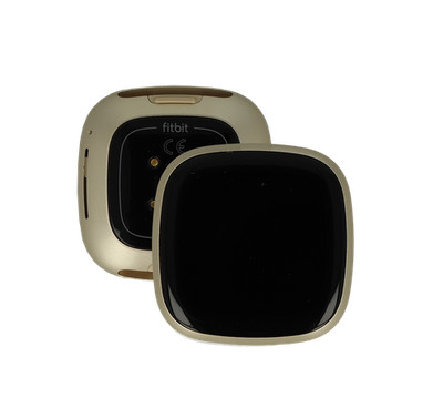 Fitbit Versa 3 soft gold Fitness Tracker 1,4 Zoll - REFURBISHED - OHNE ARMBAND