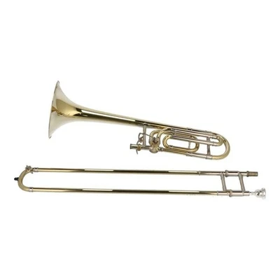 Bach Stradivarius Model 42 Trombone Operation confirmed Case Mouthpiece Used - image 1 of 4