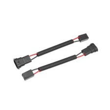 2 Pcs H8 H9 H11 Male to H7 Female Extension Wire Harness Headlight Fog Lamp