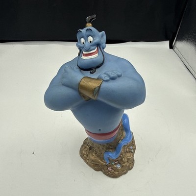 Mattel Disney Aladdin Genie Coin Piggy Bank Collectible Vintage 1993