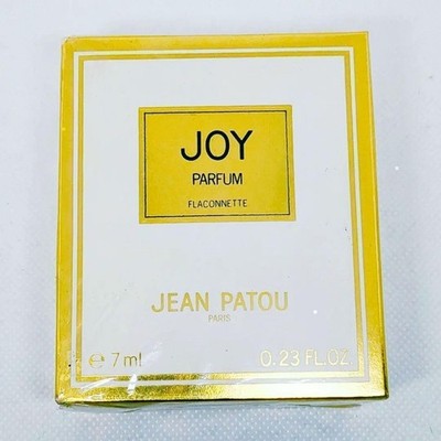 Jean Patou Joy Parfum Fraconnette Splash 7ml 0.23oz Perfume w/Box