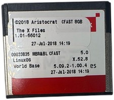 Aristocrat CFast 8GB Game Media Card Set The X Files LinuxOS World Base 2018