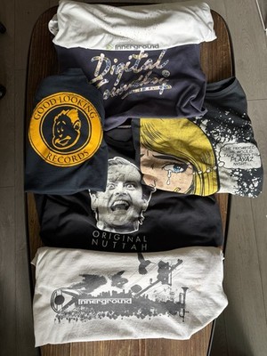 Vintage Drum And Bass T Shirts Early 2000 s Some Are Staff Shirts Not Released 6