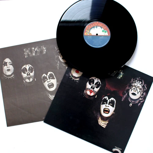 ORIGINAL JAPAN PRESS KISS FIRST ALBUM VINYL LP BOGART EX KISSIN TIME ACE FREHLEY