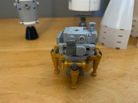 LEGO Ideas NASA Apollo Saturn V 92176 Used Incomplete Rocket Build Only