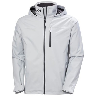Helly Hansen Crew Hooded 2.0 Men's Jacket, Grey Fog, Medium