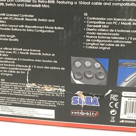 Classic SEGA Genesis Gamepad &ndash;USB for PlayStation PS3, Nintendo Switch Brand New