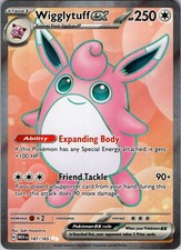 Wigglytuff ex Holo Ultra Rare SV: Scarlet & Violet 151 187/165 NM on eBay