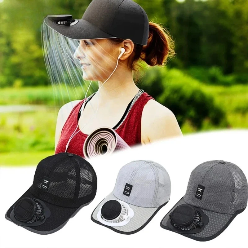 Solar Fan Hat Working Outdoors Breathable Sunhat USB Rechargable Baseball Cap
Opens in a new window