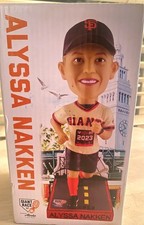 San Francisco Giants 2023 Alyssa Nakken SF Giant Race Bobblehead 9/3/23