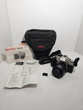 PENTAX ZX-30 35mm SLR Film Camera w/ 35-80mm 4-5.6 Lens, Case, Manual - READ