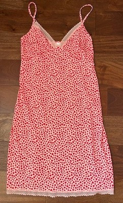 ANKO SLEEP Women Night Gown Dress Hearts Size 10 M NEW