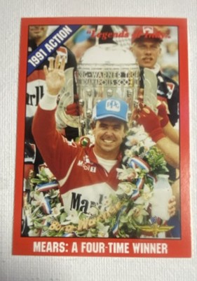 1992 Collegiate Collection Legends of Indy - Casey Mears, Rick Mears #1 (RC)
