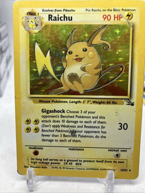 Raichu #14 (Fossil (1999))