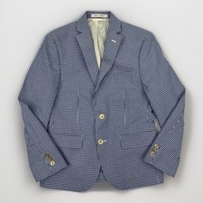 Lauren Ralph Lauren Boys 12R Blazer Blue Check Seersucker Cotton Preppy Party