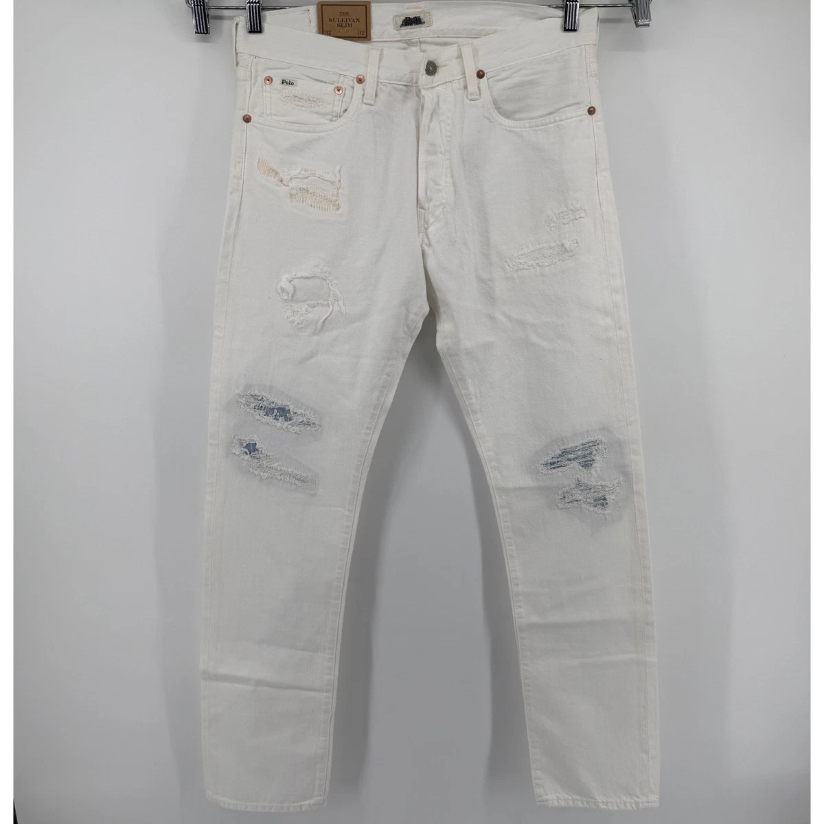 Polo Ralph Lauren Cotton White Jeans for Men for sale | eBay