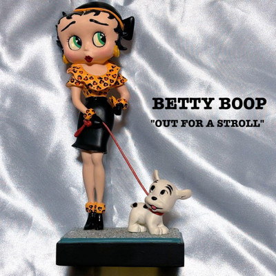 Betty Boop] Betty Boop figure/Very rare/Rare/Cute/Walking your dog