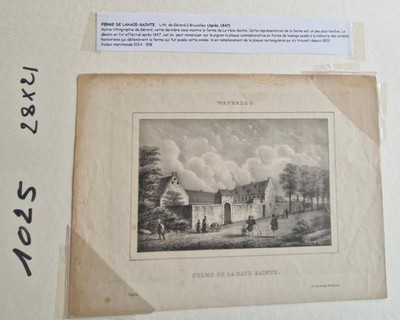 WATERLOO - 1815 - NAPOLEON - WELLINGTON - BLUCHER - REF 1025