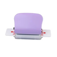 6 Hole Puncher, Leepesx Loose Leaf Paper Puncher for A4 A5 B5 Notebook 