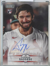 2023 Stadium Club Thomas Saggese Autographs #SCBATS St. Louis Cardinals