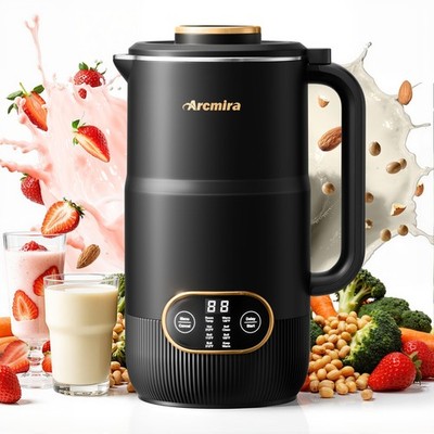 Arcmira 8 in 1 Nut Milk Maker Machine, 35oz Soy Milk Maker with 8 Blades | De...