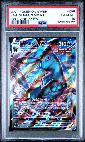 Umbreon VMAX 095/203 SWSH07: Evolving Skies PSA 10
