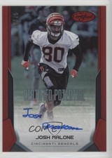 2017 Certified Potential Signatures Mirror Red 9/75 Josh Malone #CPS-JM Auto 0f8
