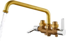 Laundry Utility Sink Faucet Wall Mounted Laundry Tub Faucet 3 Inch Center