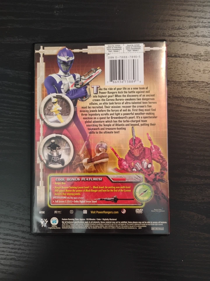 Power Rangers Operation Overdrive Volume 1 Brown Beards Pearl - Image 2 of 2