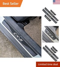 Stainless Door Sill Protector Kick Plate Entry Guard Kit for Mazda Carbon CX5
