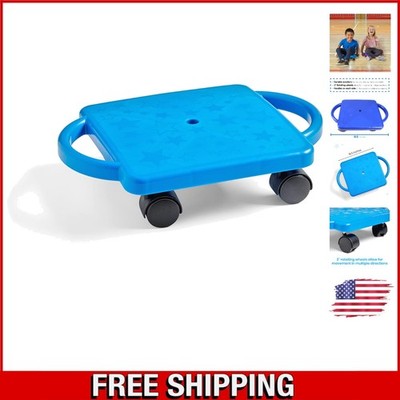 Lightweight Blue Floor Scooter Board for Kids - Builds Coordination & Strength