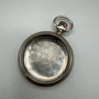 Antique Illinois Watch Case Co Nickel Silver Pocket Watch Case Vintage