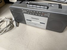 Crosley Model CT101A-GY Cassette AM/FM radio Bluetooth