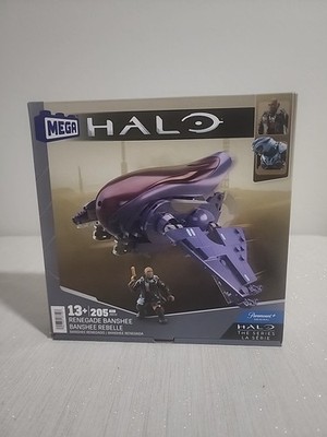 Mega Halo Renegade Banshee Building Set 205 Piece 13+ W Soren-066 Mini Figures