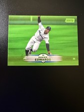 2025 Topps Stadium Club - Xavier Edwards #107 - Marlins - Green Foil