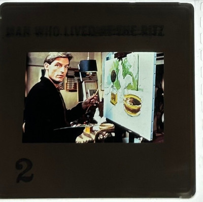THE MAN WHO LIVED AT THE RITZ 35mm Film Slide - PERRY KING - FREE US SHIPPING!