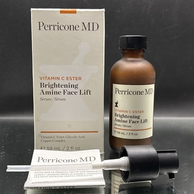 Perricone MD Vitamin C Ester Brightening Amine Face Lift 2oz 59ml $105 Value NIB