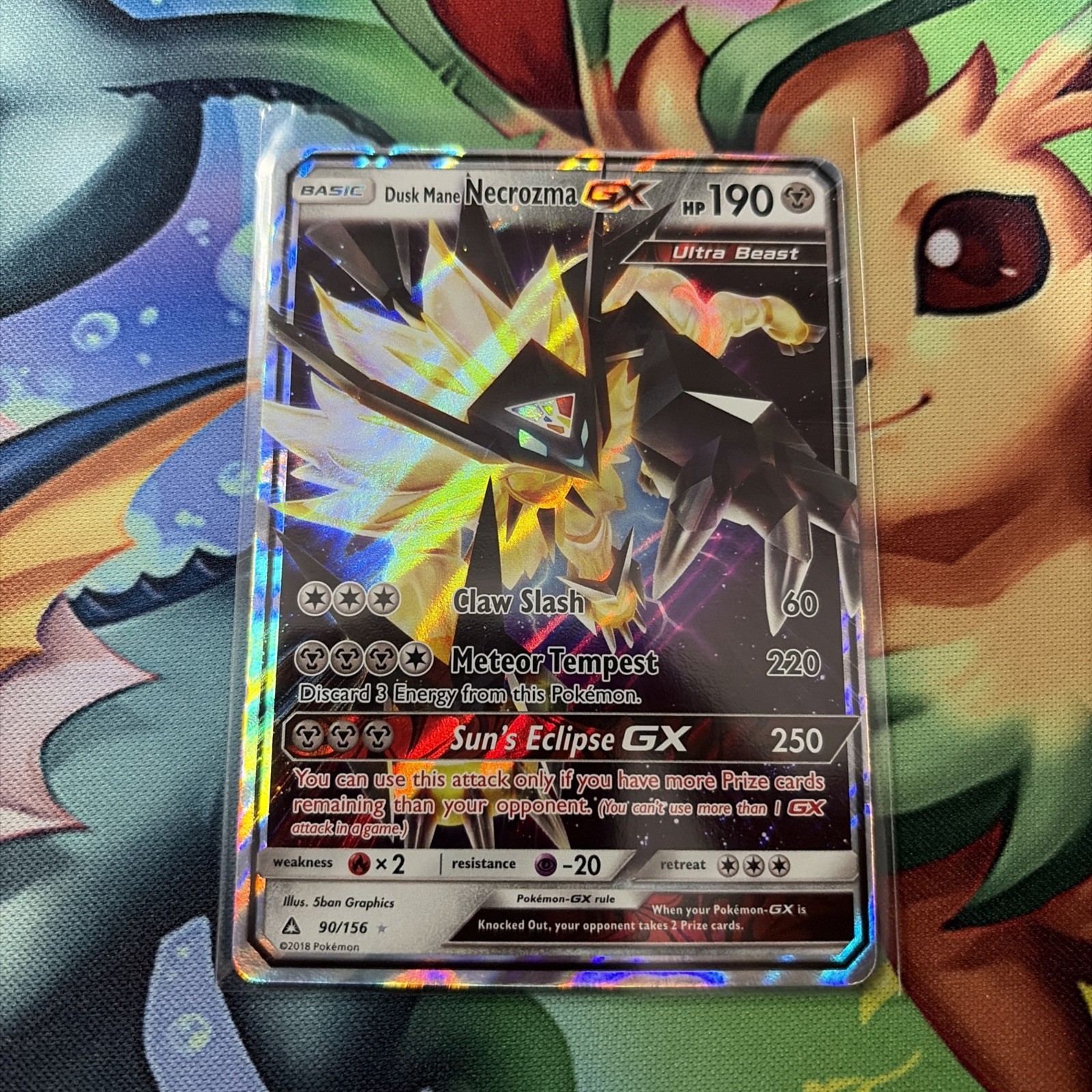 Dusk Mane Necrozma GX Ultra Rare SM - Ultra Prism 90/156 NM