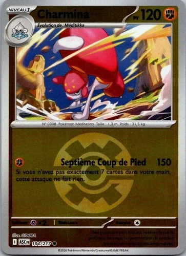 Charmina 104/217 Reverse 2026 Pokemon Card