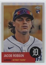 2022 Topps Chrome Platinum Anniversary Refractor Jacob Robson #374 3f4