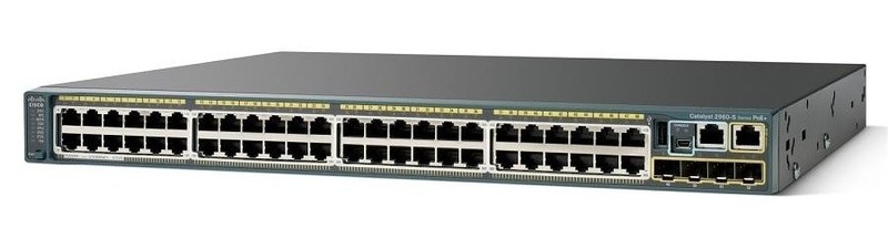 Cisco Catalyst WS-C2960S-24PS-L 24-Port 2960-S Series PoE+ Switch