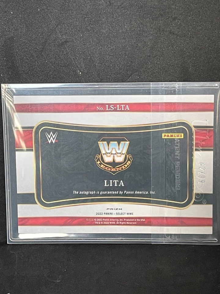 2022 Panini Select WWE Lita Auto /99 – Legendary Signatures - Image 2 of 4