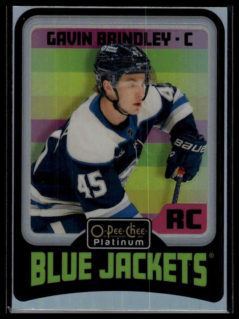 2024-25 O-Pee-Chee Platinum #R99 Gavin Brindley Retro Rainbow